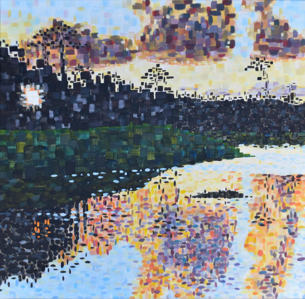 Out of the Woods 20"x20" 2021 $1,200
