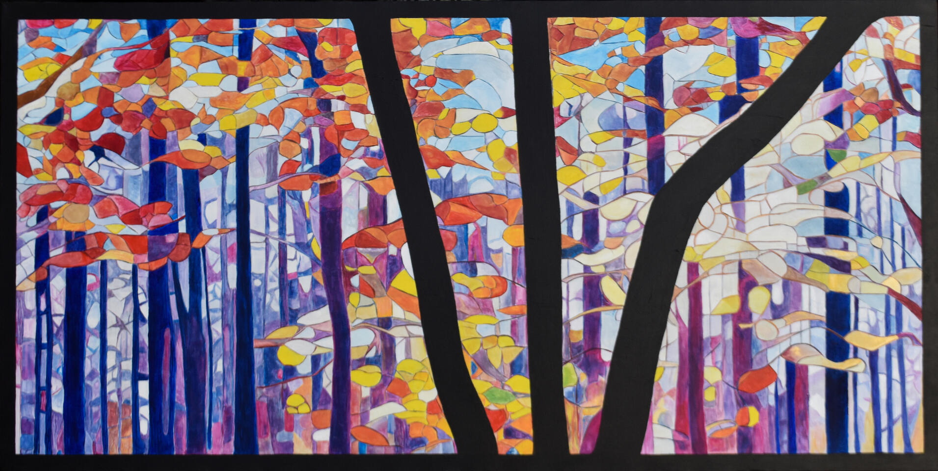 Safe and Sound 24"x48" 2023 $3,500