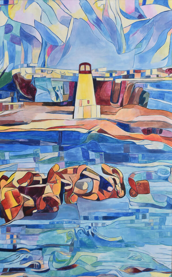 August 30"x48" 2021 $4,300